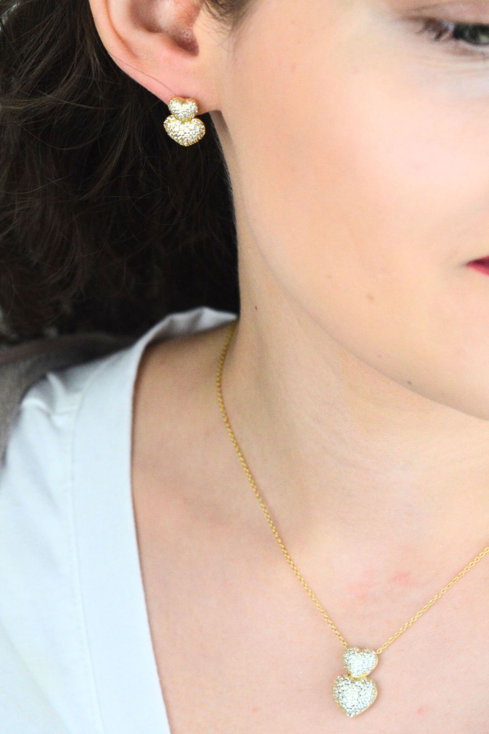 Kolczyki Nomination LifePoetry z podwójnym pozłacanym sercem z bambusad (4).jpg